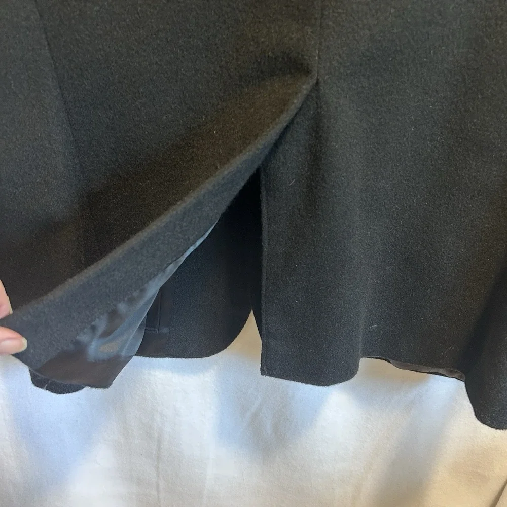 Hunt Valley 100% Camel Hair Blazer coat jacket Men 42R Classic Fit Navy Blue EUC